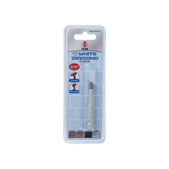 WHITE DIAMOND HEX - V-Groove Glass & Tile Drill Bits