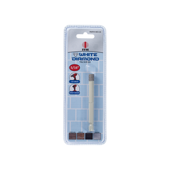 WHITE DIAMOND HEX - V-Groove Glass & Tile Drill Bits